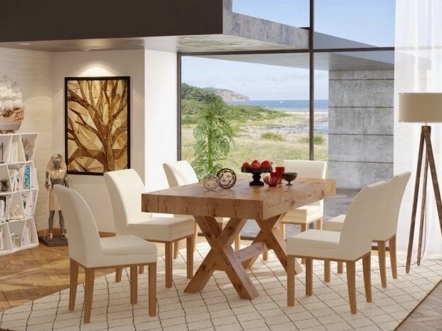 בית המעצבים- שולחן מעץ מלא צילום: יחצ. להשיג בדיזיין פלוס המרכז לעיצוב הבית באר שבע