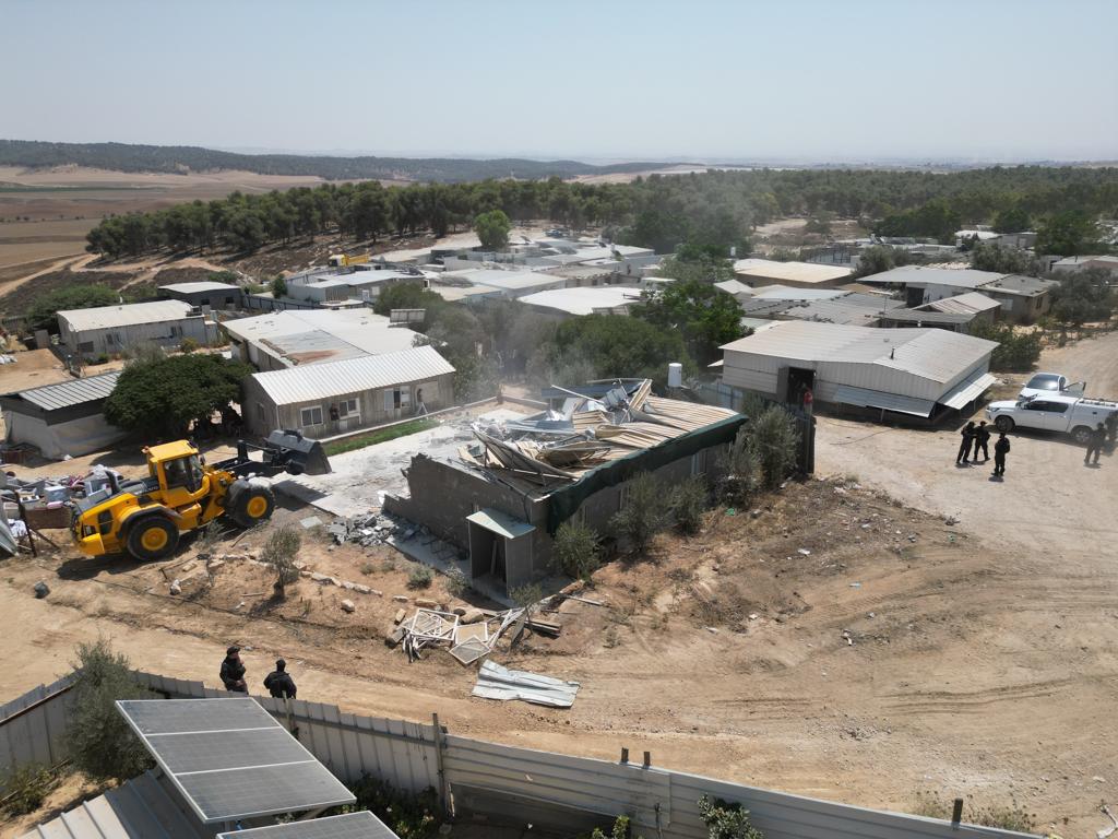 מבצע אכיפה בנגב-צילום רשות מקרקעי ישראל