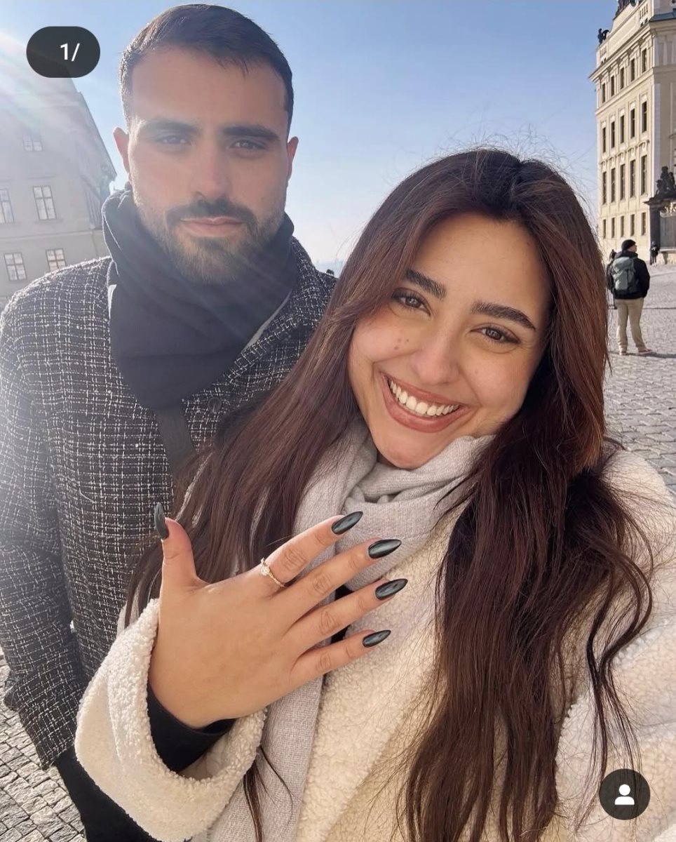 עמית שדה קיבלה הצעת נישואין בפראג. צילום: מתוך אינסטגרם