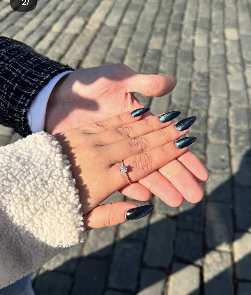 טבעת האירוסין של עמית שדה. צילום: מתוך אינסטגרם