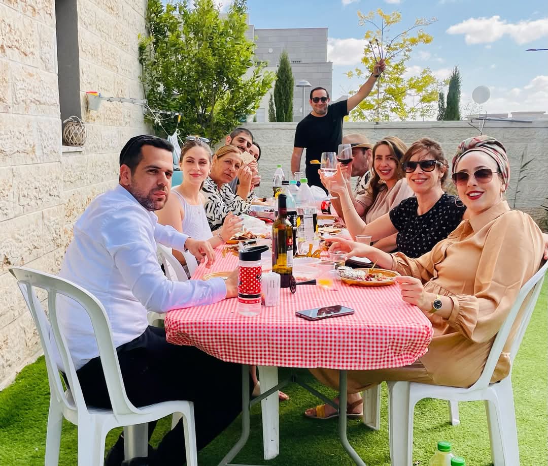 משפחת מן בימים טובים. צילום: פרטי