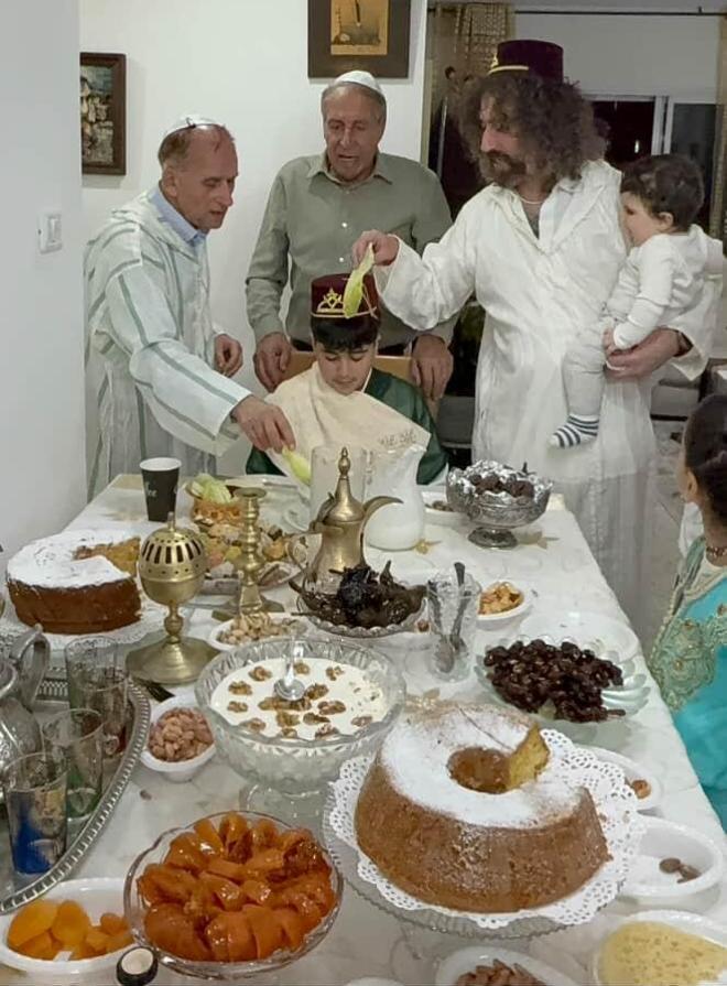 מימונה בבית משפחת פוניי במיתר. צילום: פרטי