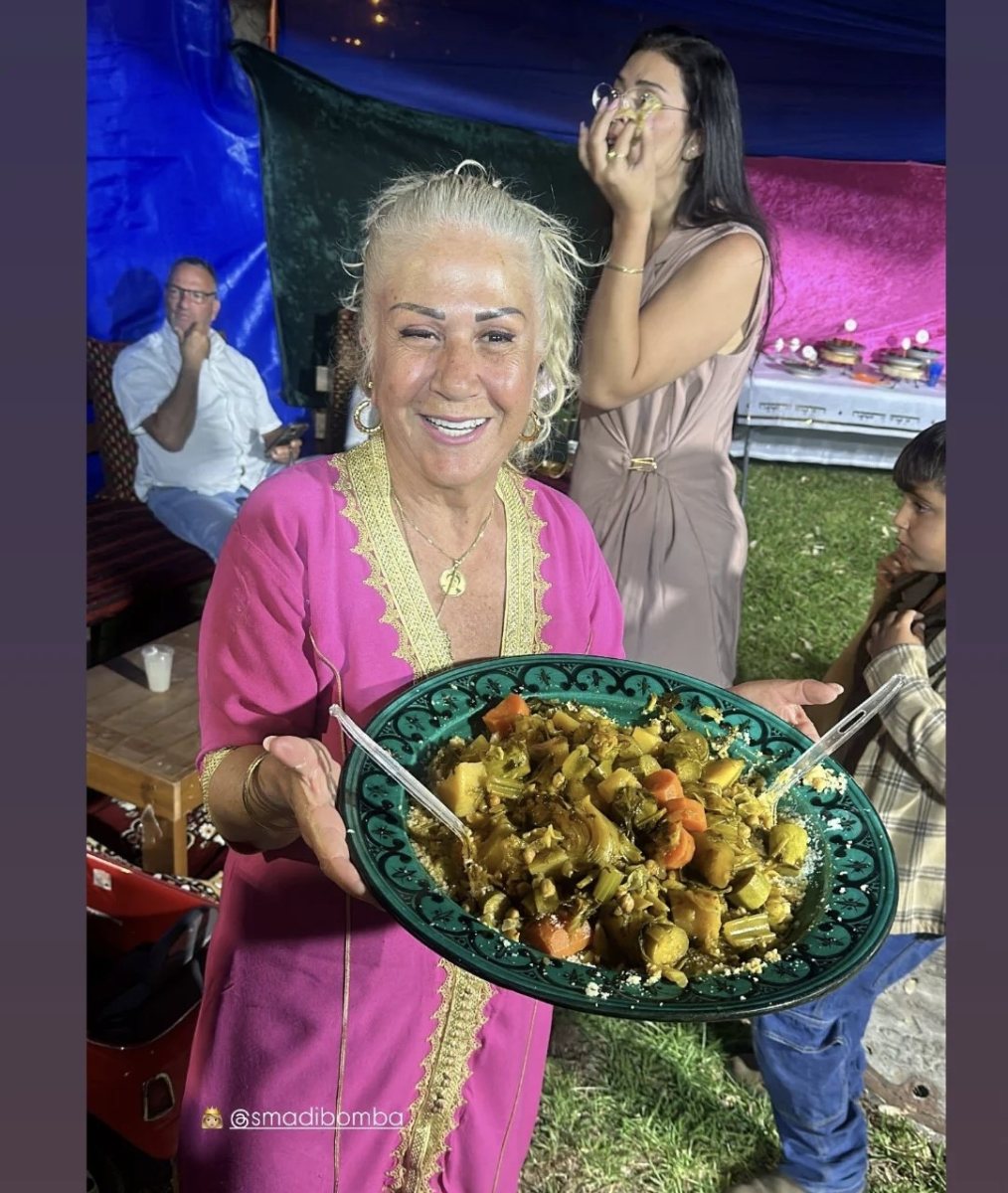 סמדי בומבה אירחה בביתה. צילום: פרטי