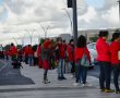 מותחות קו אדום!: צפו בשרשרת האנושית שהרכיבו תושבות באר שבע לרגל יום האישה